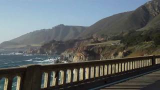 Crossing the Bixby Creek Bridge in Big Sur California Riding  469 [upl. by Zinn]