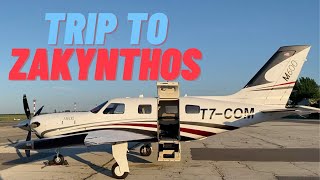 Piper M600 Flight to Zakynthos LGZA [upl. by Brnaby]