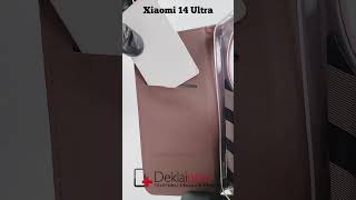 Xiaomi 14 Ultra Telone pu leather dėklasчехолcase burgundy color [upl. by Bronwyn642]