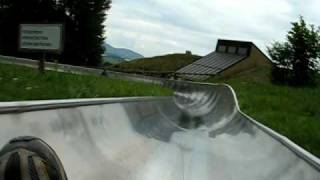 Sommerrodelbahn Tegelberg  Full Slide  POV [upl. by Aicnilav446]