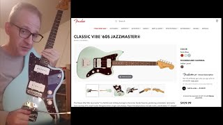 Rich talks about the Squier Classic Vibe 60s Jazzmaster [upl. by Shepherd476]