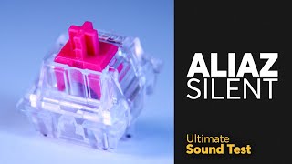 Aliaz Silent Ultimate Sound Test  Smooth and Silent Tactile Switch [upl. by Fee]