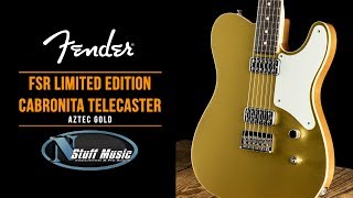 Fender FSR Limited Edition Cabronita Telecaster  InDepth Demo [upl. by Crotty325]