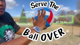 If You Cant Serve The VOLLEYBALL Over The Net Watch This [upl. by Sletten]