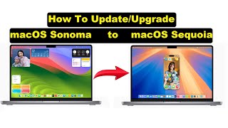 How To Upgrade macOS Sonoma to macOS Sequoia 2024  How to Update macOS Sonoma to macOS Sequoia [upl. by Jenilee]