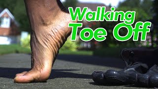 Toe Off Barefoot Walking [upl. by Ammamaria147]