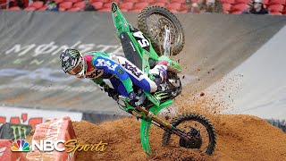 Wildest moments from the 2020 Supercross season so far  Motorsports on NBC [upl. by Hsemar350]