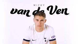 MICKY VAN DE VENS FIRST INTERVIEW AT TOTTENHAM HOTSPUR [upl. by Ehman]