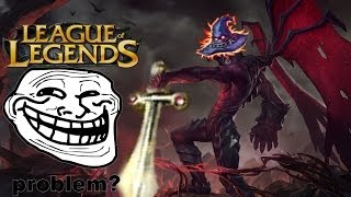 LoL Troll Fiction 6 AP AATROX KOSI W KAŻDEJ GRZE [upl. by Ellord]