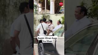 aamirkhan consoles daughter Ira Khan at exwife reenaduttas father s last rites galattaindia [upl. by Dnalloh]