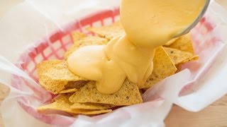 Best Homemade Nacho Cheese Sauce Recipe  Football Food [upl. by Gardie]