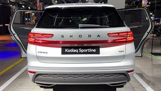 New SKODA KODIAQ 2024  PRACTICALITY test TRUNK space amp USEFUL details [upl. by Merissa]