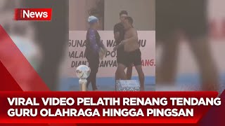 Guru Olahraga Dianiaya Pelatih Renang di Asahan Ditendang Hingga Pingsan di Kolam iNews Pagi 0508 [upl. by Solorac]