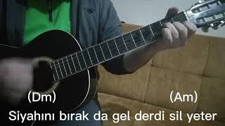 Tutamıyorum Zamanı gitar solo akustik gitar cover Kenan Doğulu kolay orjinal ton [upl. by Allekim20]