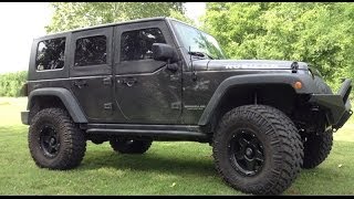 2014 Jeep Wrangler Half Doors With Hardtop  4 Door Jeep with Mopar Half Doors and Factory Hard Top [upl. by Airamas668]