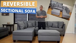 How To Reverse a Sectional Sofa 10 Steps [upl. by Zingg382]