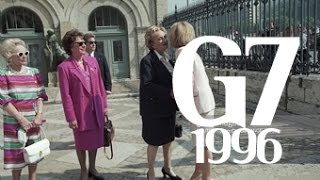 LE G7 AU CHÂTEAU DE BAGNOLS 69 EN 1996 [upl. by Jenkel]