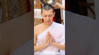 Monk disrobing rituals peace mewsuppasit trending viralvideo thaiprincemew shorts [upl. by Lennahs]