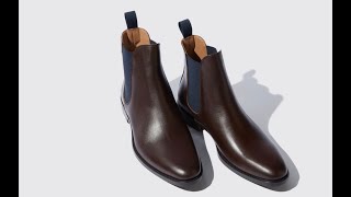 Scarosso Chelsea boots unboxing [upl. by Pernick699]