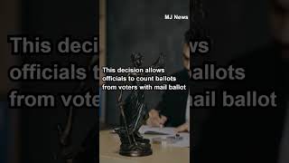 quotSupreme Court Rejects GOP Bid to Block Provisional Ballots in PA 🇺🇸 breakingnews quot [upl. by Eelyab]