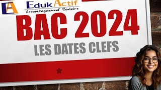 Tu veux savoir les dates du bac 2024 baccalauréat bac2024 lycée edukactif epernay [upl. by Erodaeht]