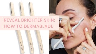 How To Dermablade Your Face [upl. by Powel]