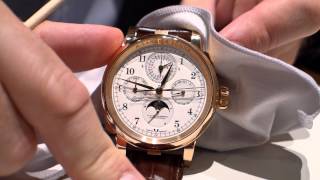 Lange Grand Complication chronograph and foudroyante explained by Anthony de Haas in German [upl. by Ynnaf]