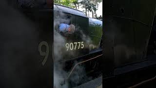 Steam Locomotive 90775 train steamengine travel steamlocomotive steamloco steamtrain [upl. by Jimmy]