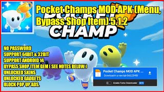 Pocket Champs Mod Apk Terbaru Unlimited Money And Gems Download Latest Version Mediafıre Games [upl. by Clara]