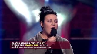 The Voice of Poland V  Magdalena Paradziej  „Somethings Got a Hold on Me”  Nokaut [upl. by Evin]