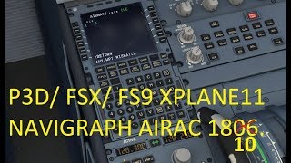 P3DFSXFS9 Actualizar AIRAC NAVIGRAPH 1810 [upl. by Allehcim]