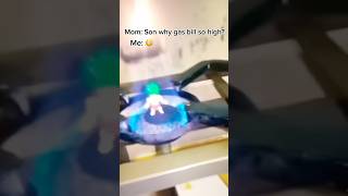 Goku super saiyan real life gas stove 🔥 [upl. by Gnaw]