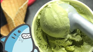 How to make Matcha Ice cream  Using Japanese Matcha Powder 🍨 [upl. by Aiva]