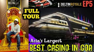 Deltin Royale Casino Goa Full Tour  Best Casino in Goa  Unlimited Drinks Food  Tamil Vlog Ep 5 [upl. by Selfridge]