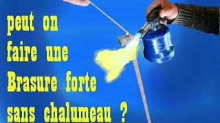 Apprendre la plomberie  5 Brasure forte à la lampe à souder [upl. by Ayirp835]