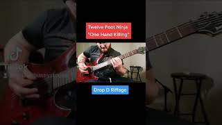 Twelve Foot Ninja One Hand Killing  Drop D Riff [upl. by Angie]