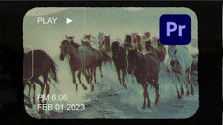 Free Vintage VHS Overlay for Premiere Pro – Authentic Film Grain Effect [upl. by Emilie22]