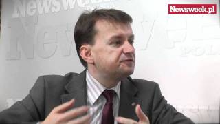 Mariusz Błaszczak  gość Newsweeka [upl. by Kcirevam]