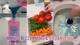 Satisfying 💯 1 Hour ⏳ Random Cleaning 🧼 Organizing 🍒Restocking 🫙 Tiktok Compilation ✨ [upl. by Eiclehc226]