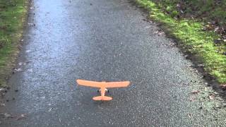 Hobbyzone Champ RTF Micro RC Electric Airplane Beginner Review  First Flight [upl. by Lirbaj]