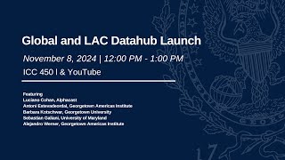 Global and LAC Datahub Launch [upl. by Notxed301]