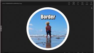 Border  PhotoScape X 23 [upl. by Aseek653]