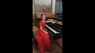 MARTINA MEOLA 10 YEAR R Schumann  ABEGG VARIATIONS op 1 [upl. by Elenaj]