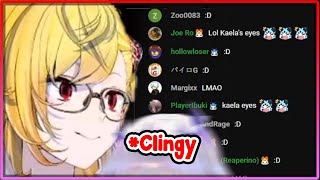 ENG SUBHololive Kaela is going crazy by how clingy Biboo is [upl. by Atiniv]