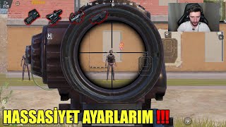 6x İP GİBİ SPRAY ATIN  HASSASİYET AYARLARI  PUBG MOBİLE [upl. by Arrimat372]