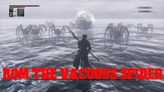 Bloodborne Rom The Vacuous Spider Boss Fight [upl. by Llertnom635]