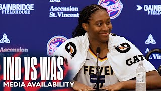 Indiana Fever Postgame Media Availability vs Washington Mystics  June 19 2024 [upl. by Earej295]