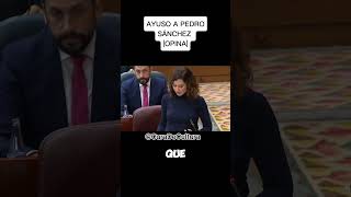 AYUSO A PEDRO SÁNCHEZOPINA amnistía vox ps españa psoe spain elections2024 congreso [upl. by Lenora]