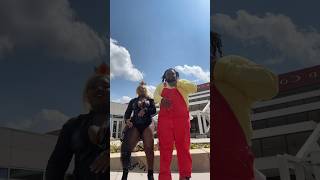 Bowsette and Stewie stewiegriffin bowsette familyguy supermario shorts cosplay [upl. by Ailed585]