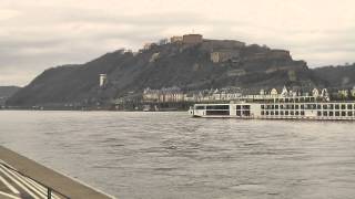 Kreuzfahrtschiff MS quotViking Torquot  Koblenz  Ehrenbreitstein [upl. by Iadrahs818]